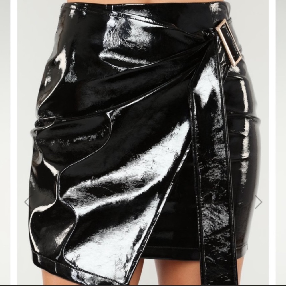 FASHION NOVA Bad Habits Black Skirt